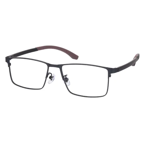 Rectangle Black/Brown Eyeglasses