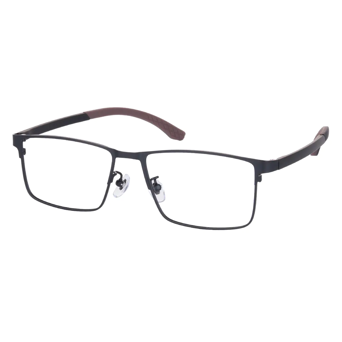 Rectangle Black/Brown Eyeglasses