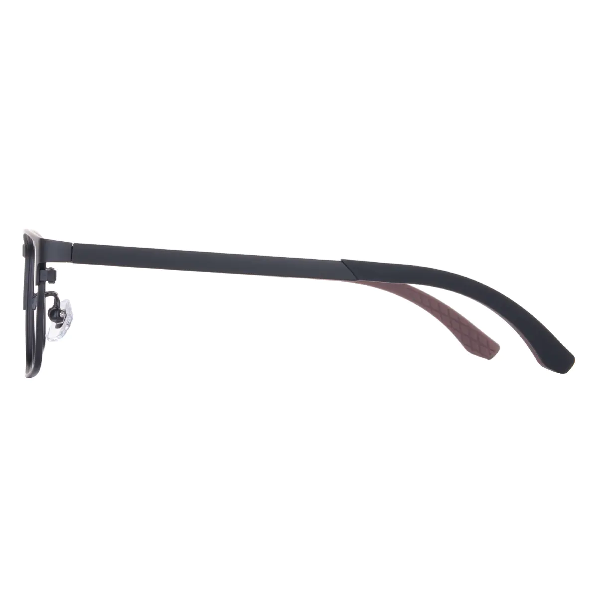 Rectangle Black/Brown Eyeglasses