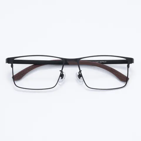 Rectangle Black/Brown Eyeglasses