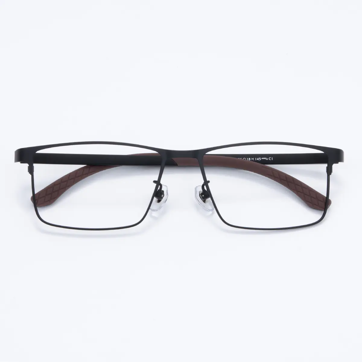 Rectangle Black/Brown Eyeglasses