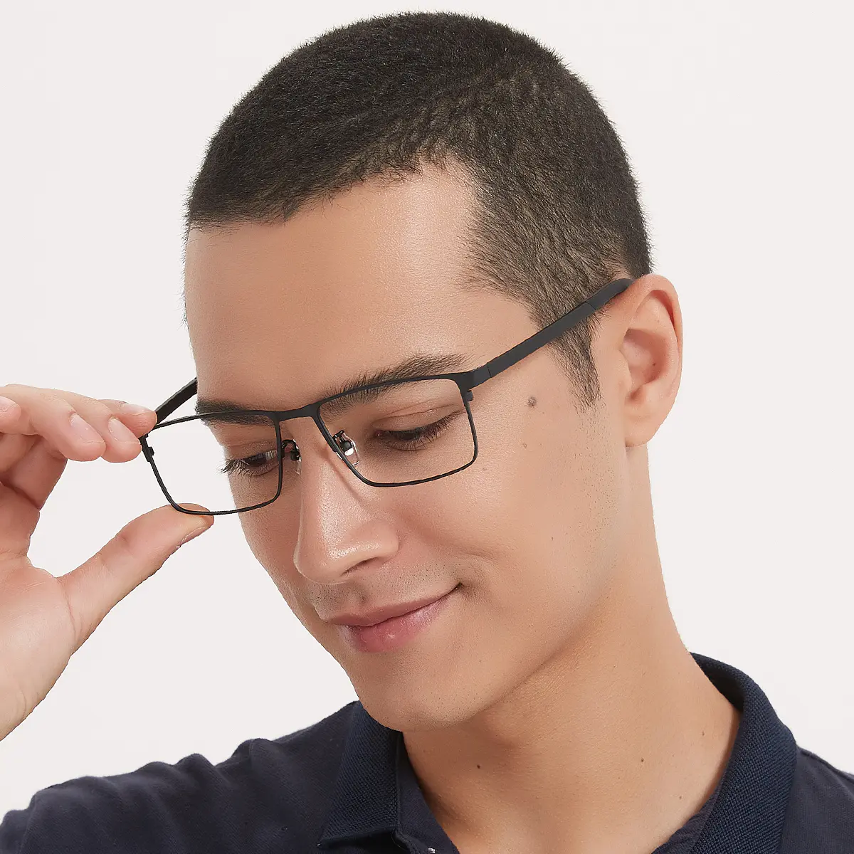 Rectangle Black/Brown Eyeglasses
