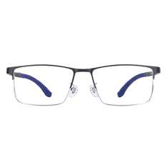 Rectangle Black/Blue Eyeglasses