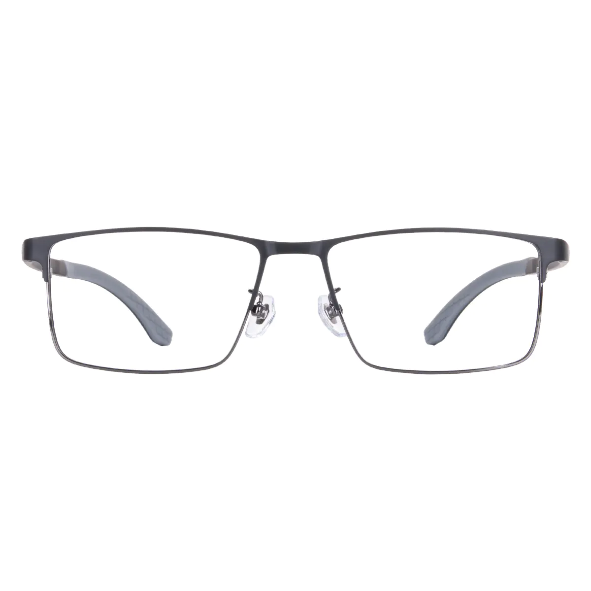 Rectangle Black/Gray Eyeglasses