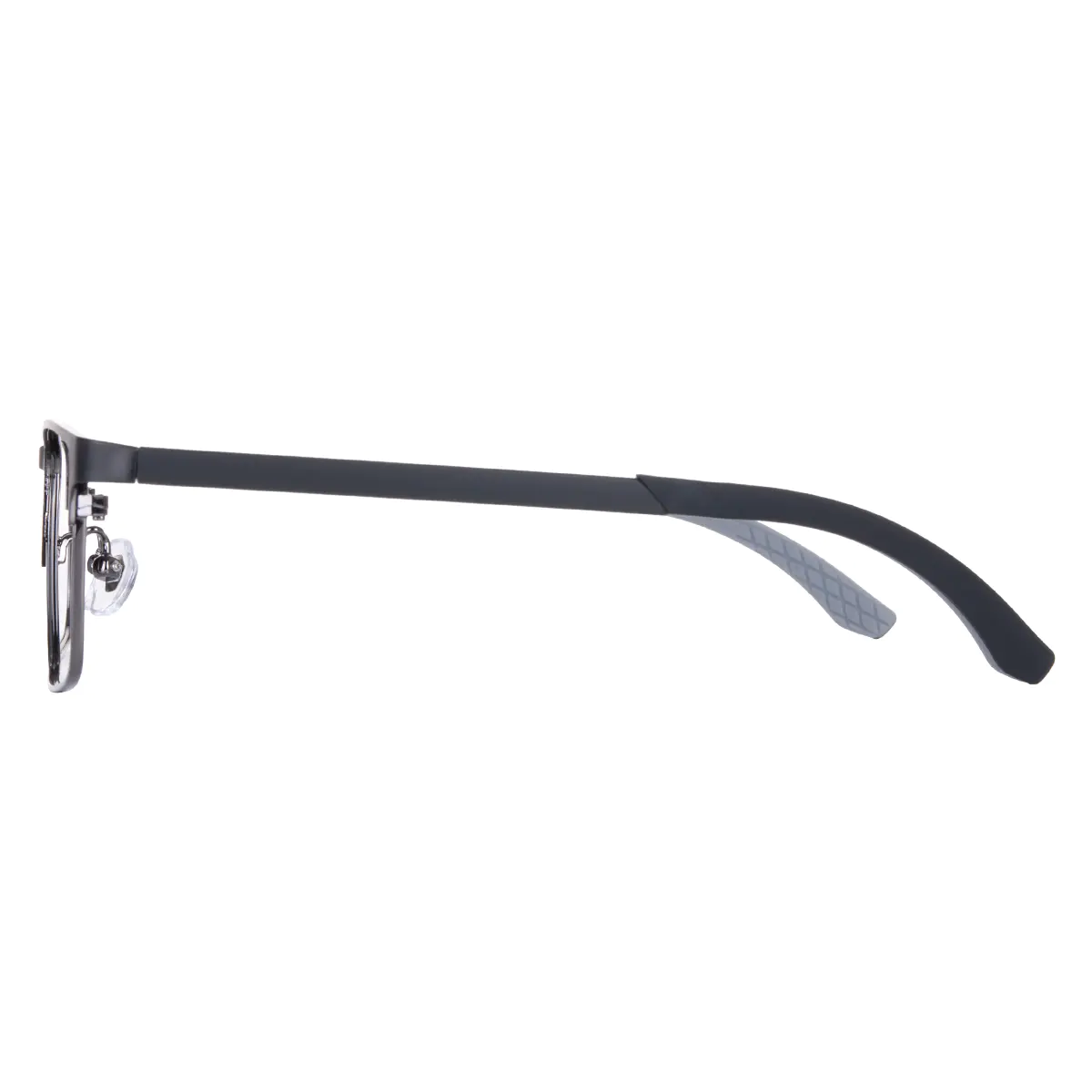 Rectangle Black/Gray Eyeglasses