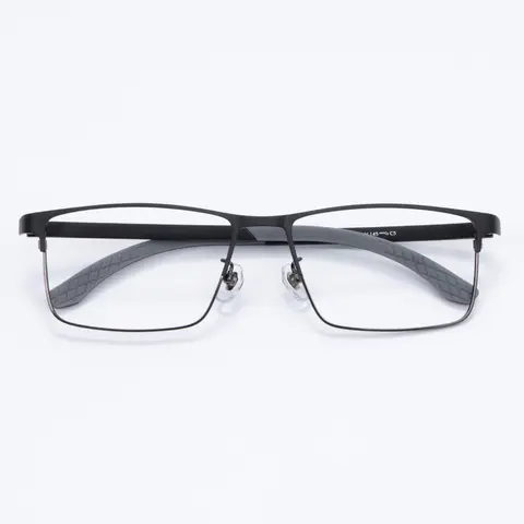 Rectangle Black/Gray Eyeglasses