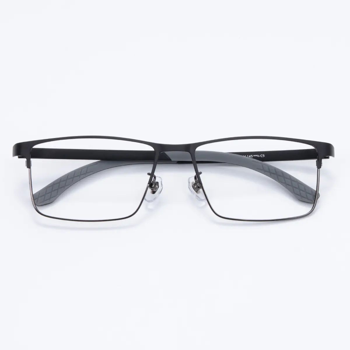 Rectangle Black/Gray Eyeglasses