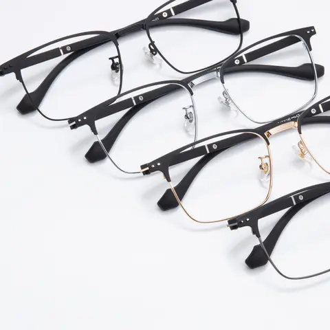 Rectangle Black Eyeglasses