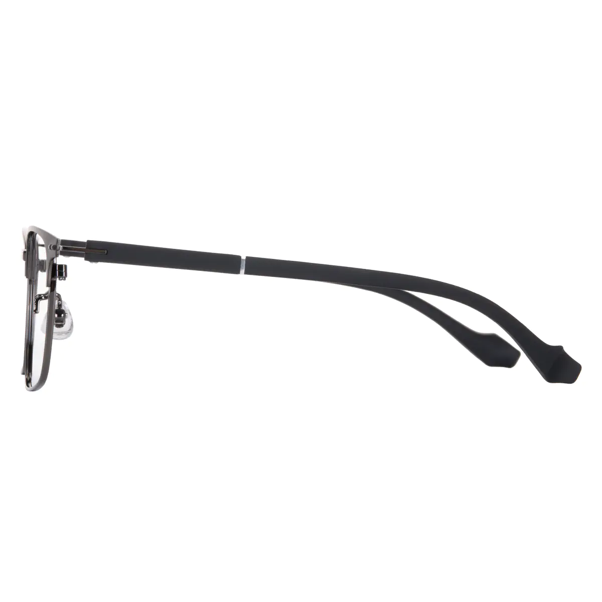 Rectangle Black/Gray Eyeglasses