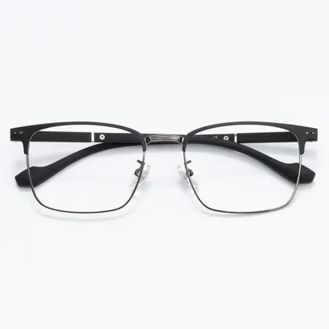 Rectangle Black/Gray Eyeglasses
