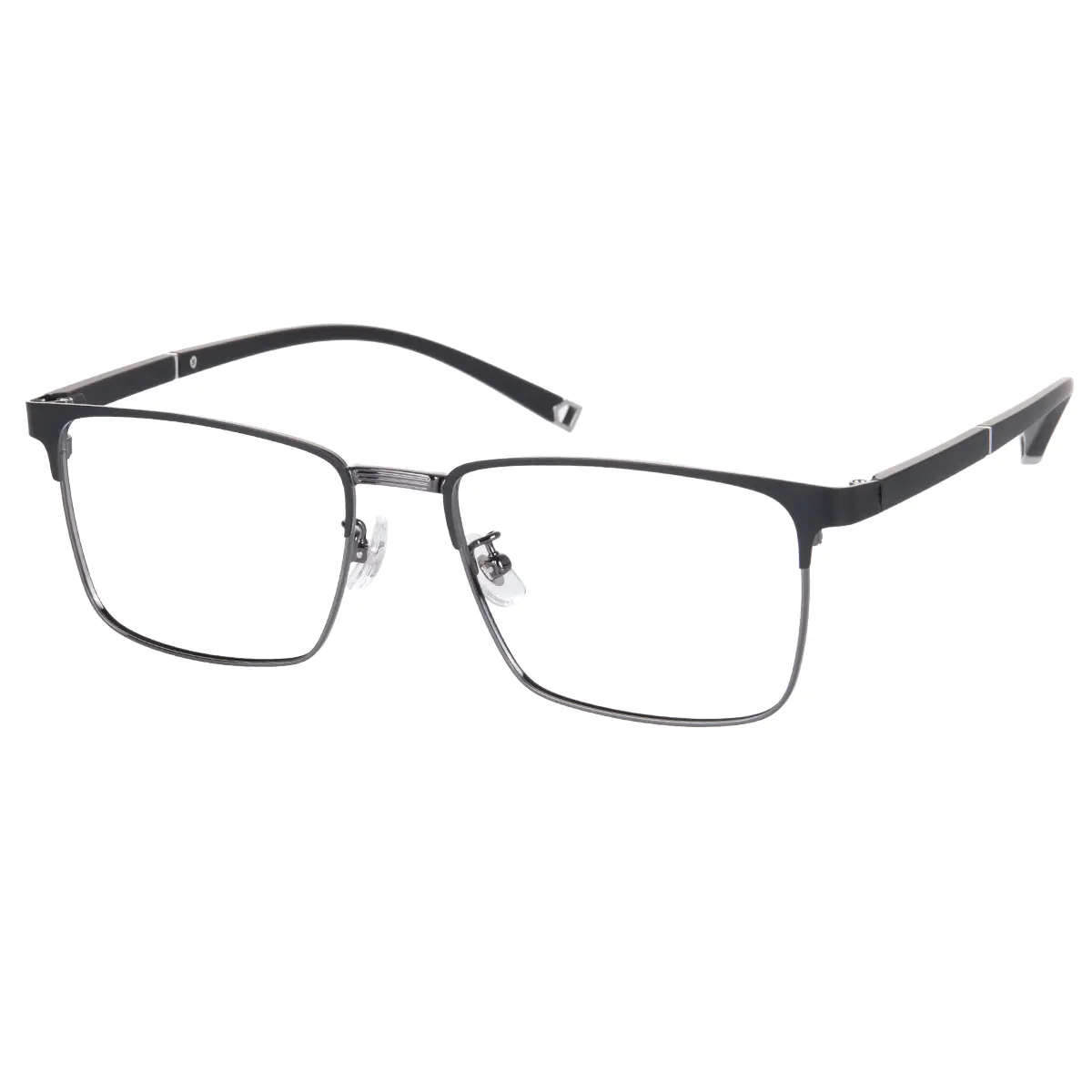 Rectangle Black/Gray Eyeglasses