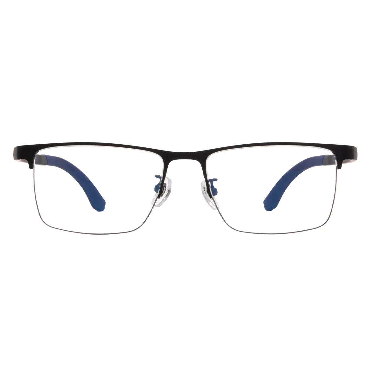 Rectangle Black/Blue Eyeglasses