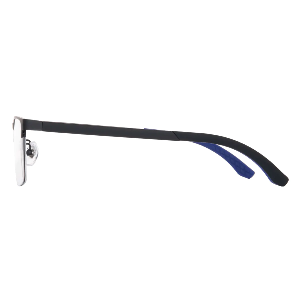 Rectangle Black/Blue Eyeglasses
