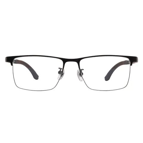 Rectangle Black/Brown Eyeglasses