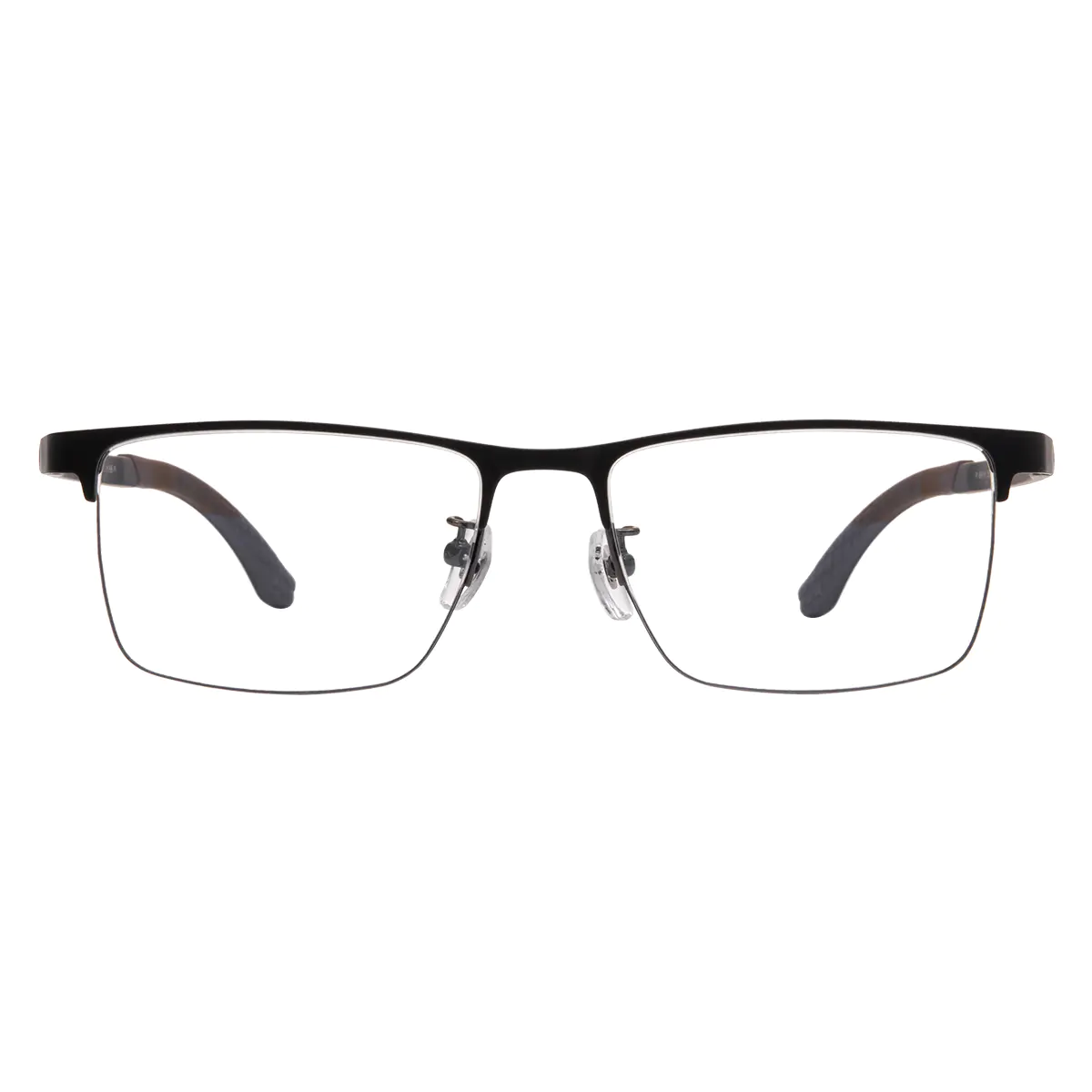 Rectangle Black/Brown Eyeglasses