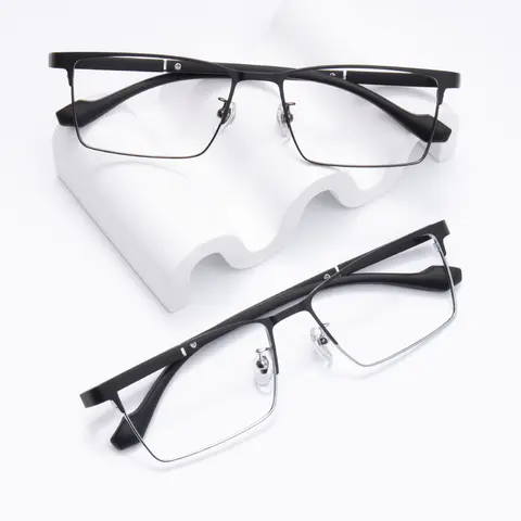 Rectangle Black Eyeglasses