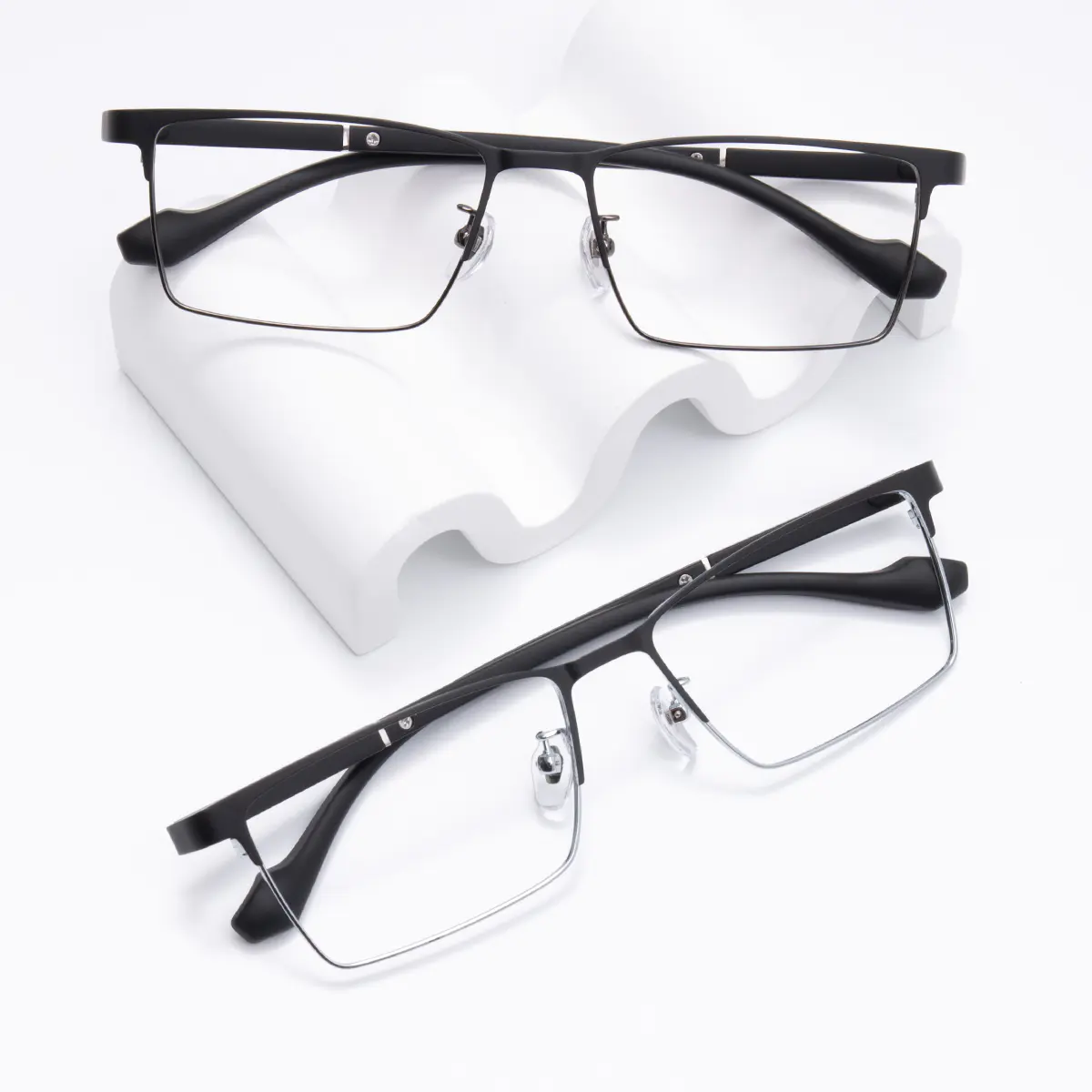 Rectangle Black Eyeglasses