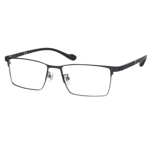 Rectangle Black/Gray Eyeglasses