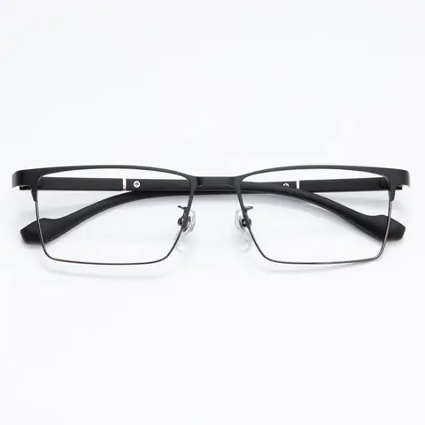 Rectangle Black/Gray Eyeglasses