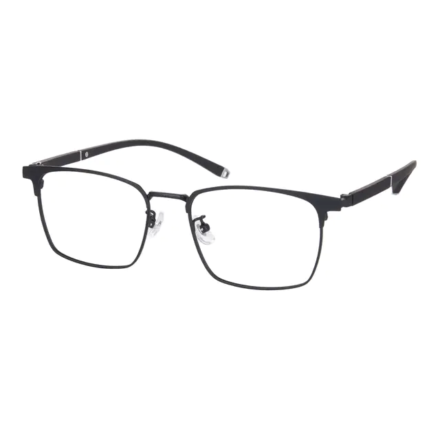 Rectangle Black Eyeglasses