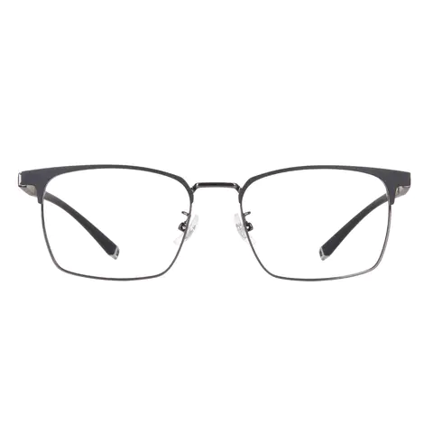 Rectangle Black/Gray Eyeglasses