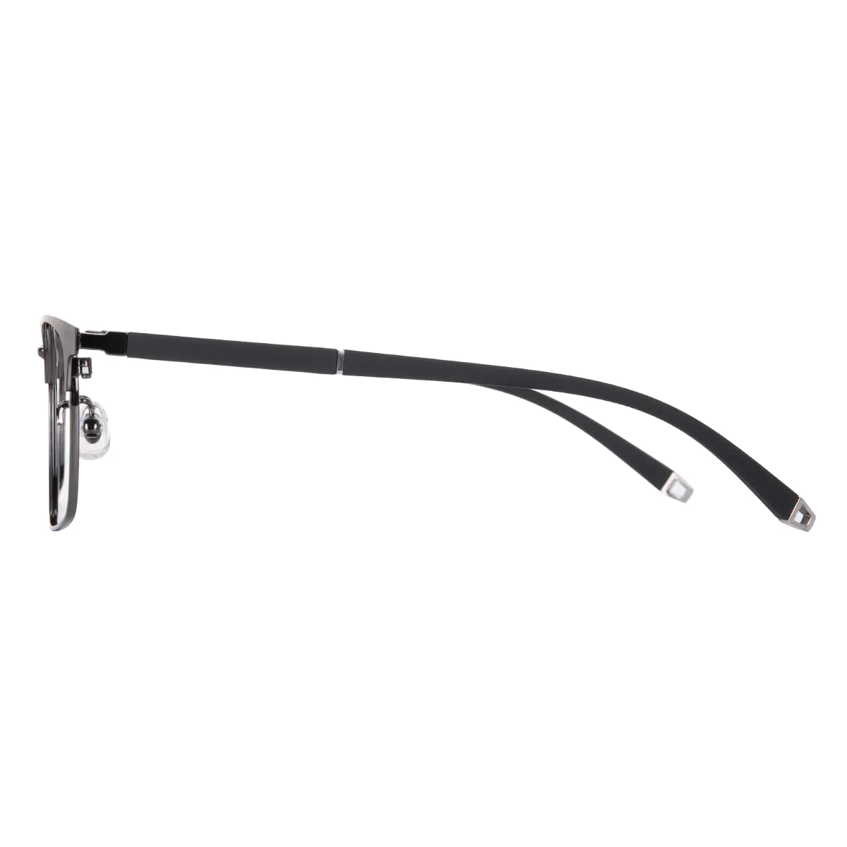 Rectangle Black/Gray Eyeglasses