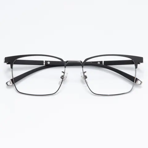 Rectangle Black/Gray Eyeglasses