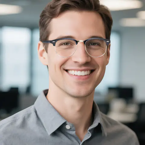 Browline Black Glasses
