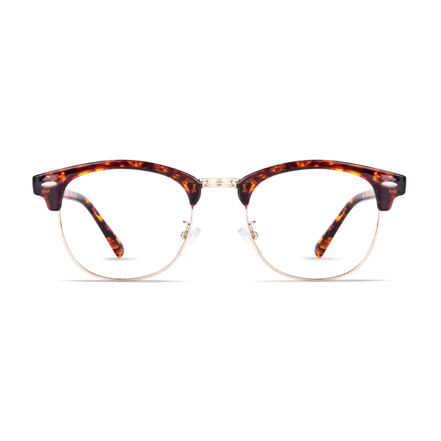 Browline Tortoiseshell/Gold Glasses