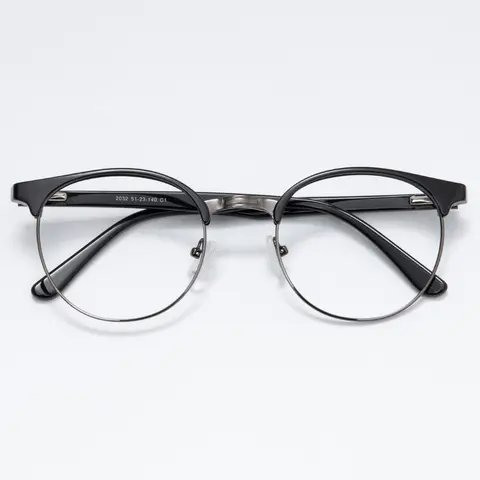 Browline Black Eyeglasses