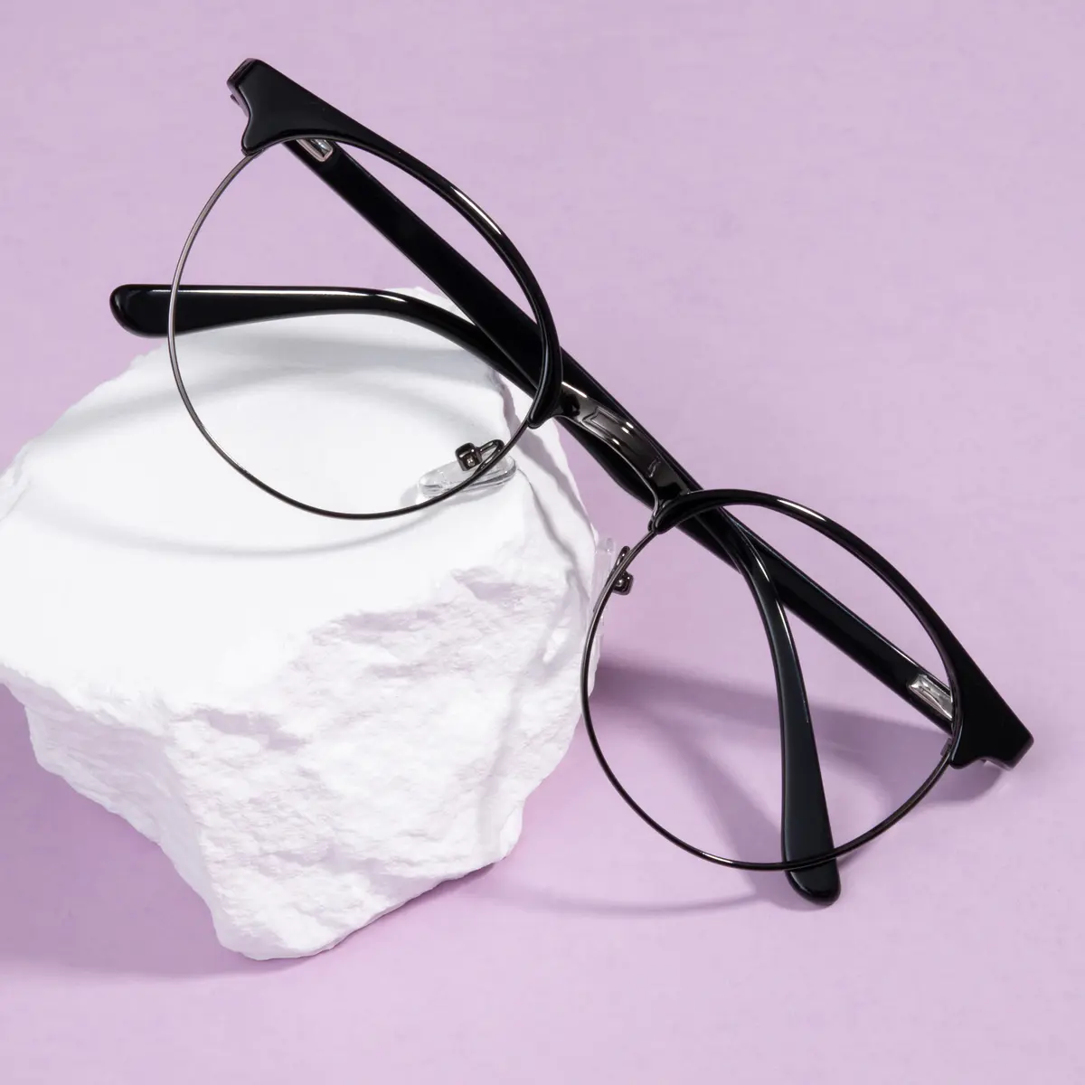 Browline Black Eyeglasses