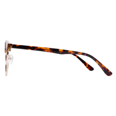 Browline Tortoiseshell Gold Eyeglasses