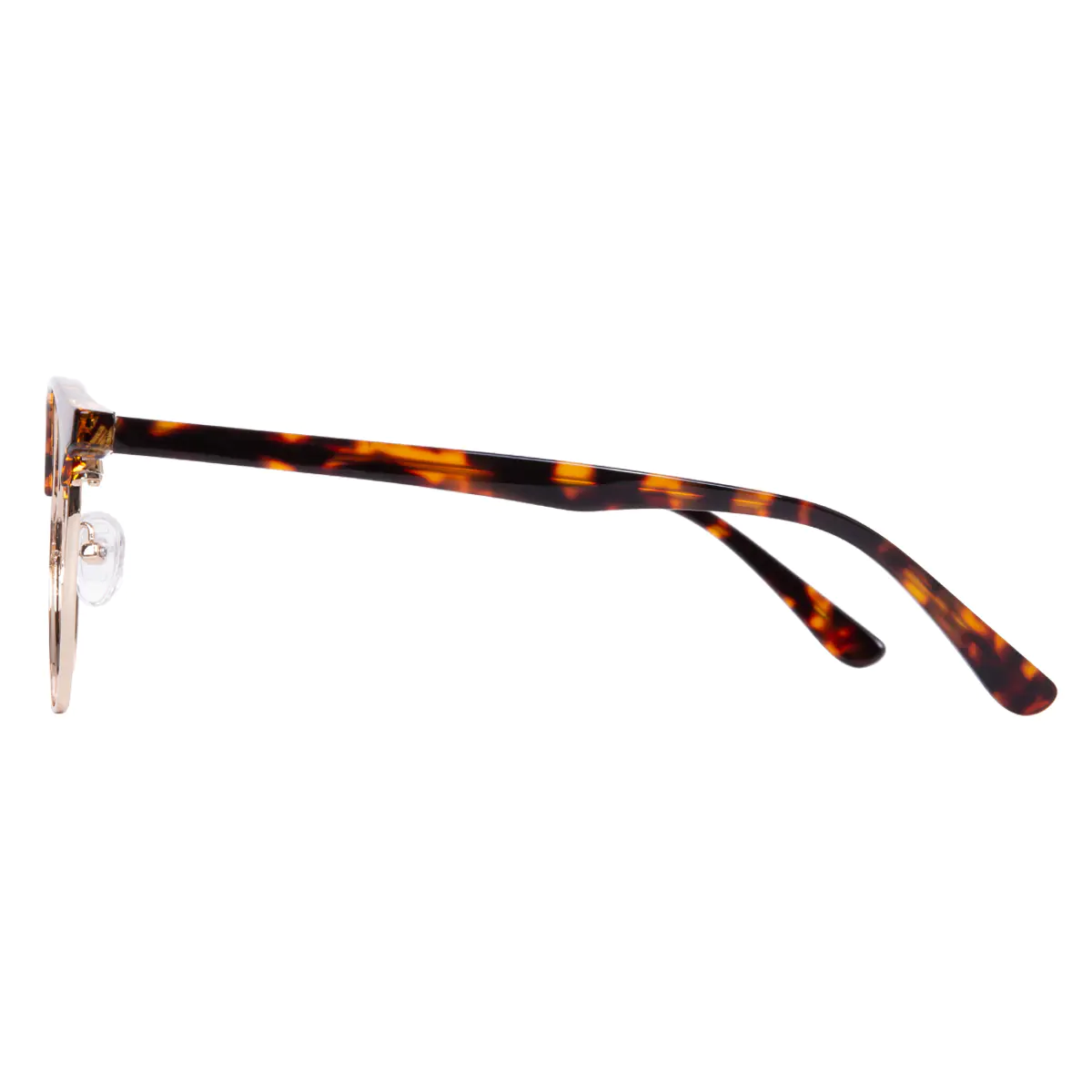 Browline Tortoiseshell Gold Eyeglasses