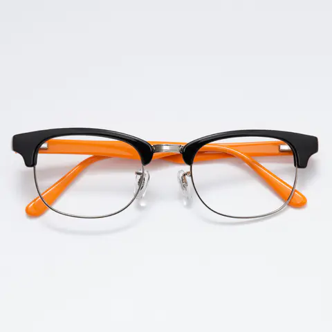 Browline Black Eyeglasses