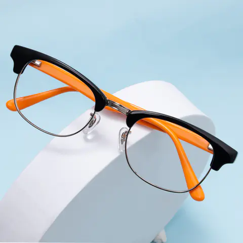 Browline Black Eyeglasses