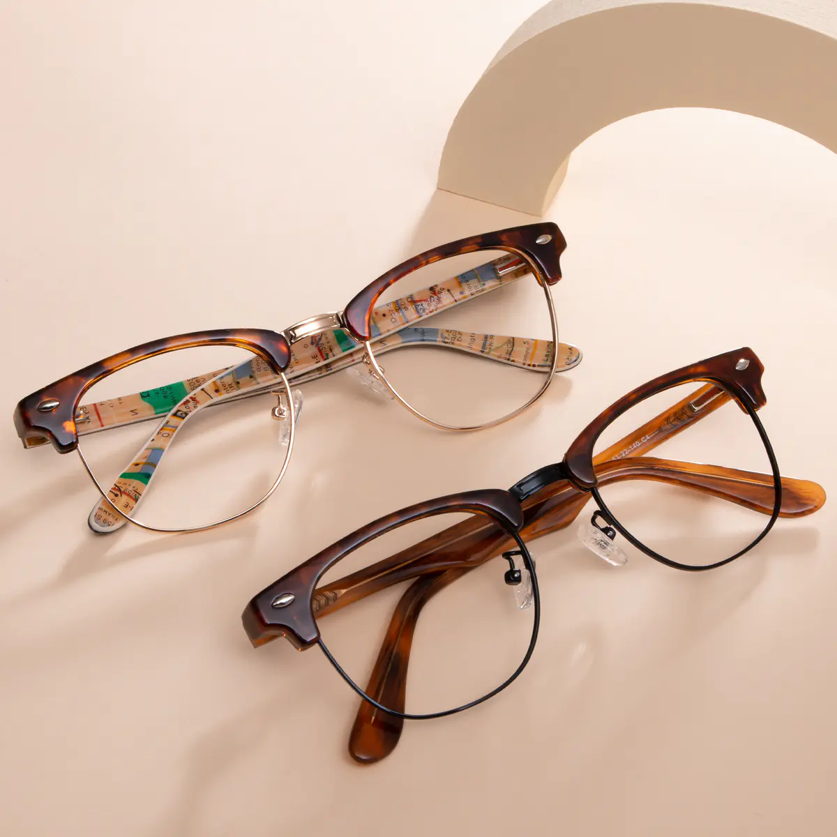 Browline Tortoiseshell/Black Eyeglasses