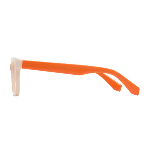 Rectangle Cream Eyeglasses