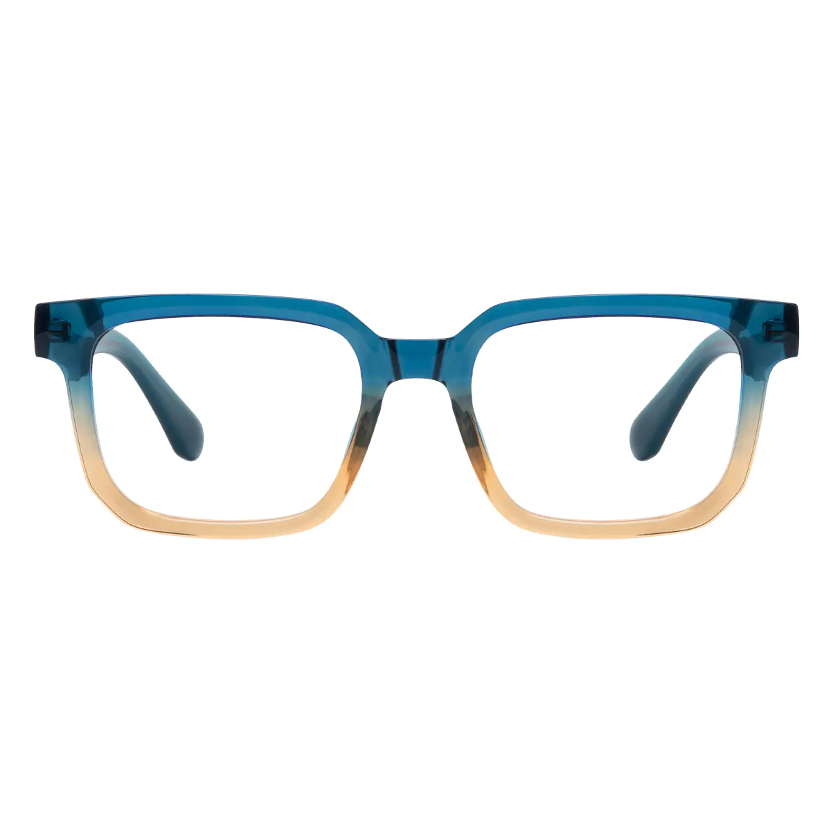 Rectangle Blue/Orange Eyeglasses