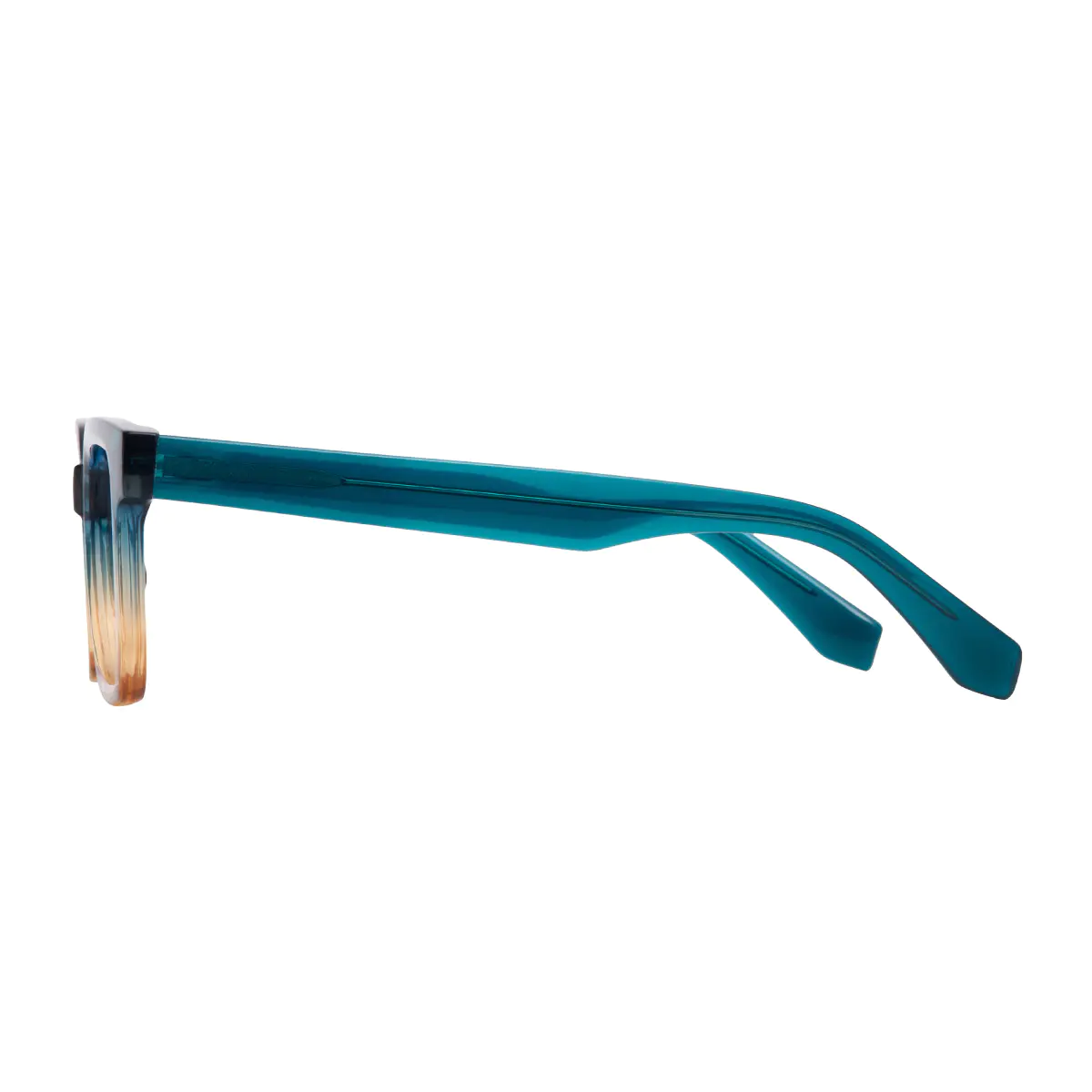 Rectangle Blue/Orange Eyeglasses