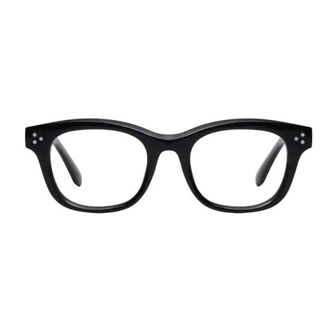 Rectangle Black Eyeglasses
