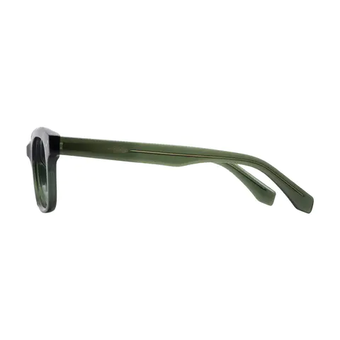 Rectangle Dark Green Eyeglasses