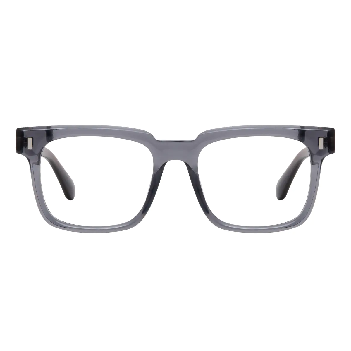 Square Grey Eyeglasses