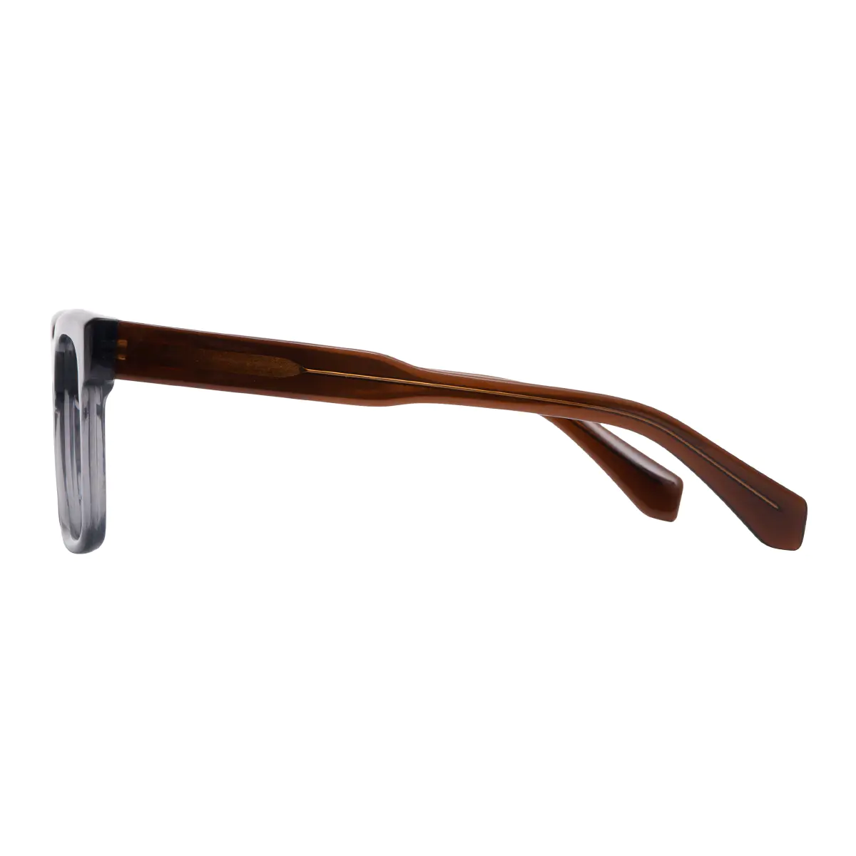 Square Grey Eyeglasses
