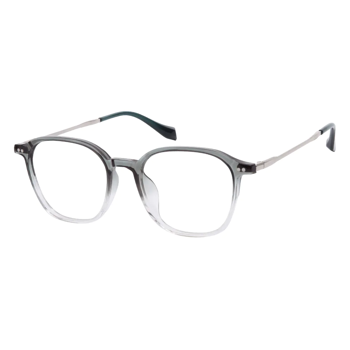 Square Gradient Gray Eyeglasses
