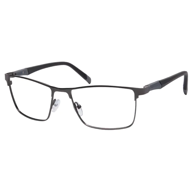 Rectangle Grey Eyeglasses