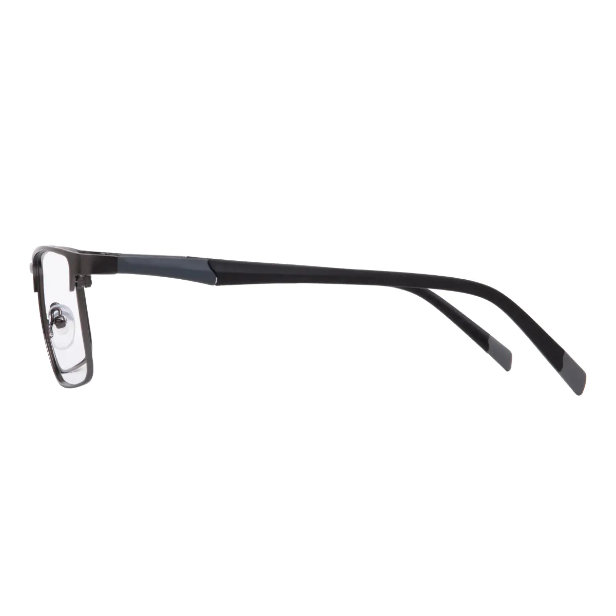 Rectangle Grey Eyeglasses