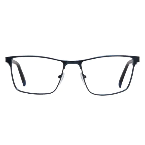 Rectangle Navy Blue Eyeglasses