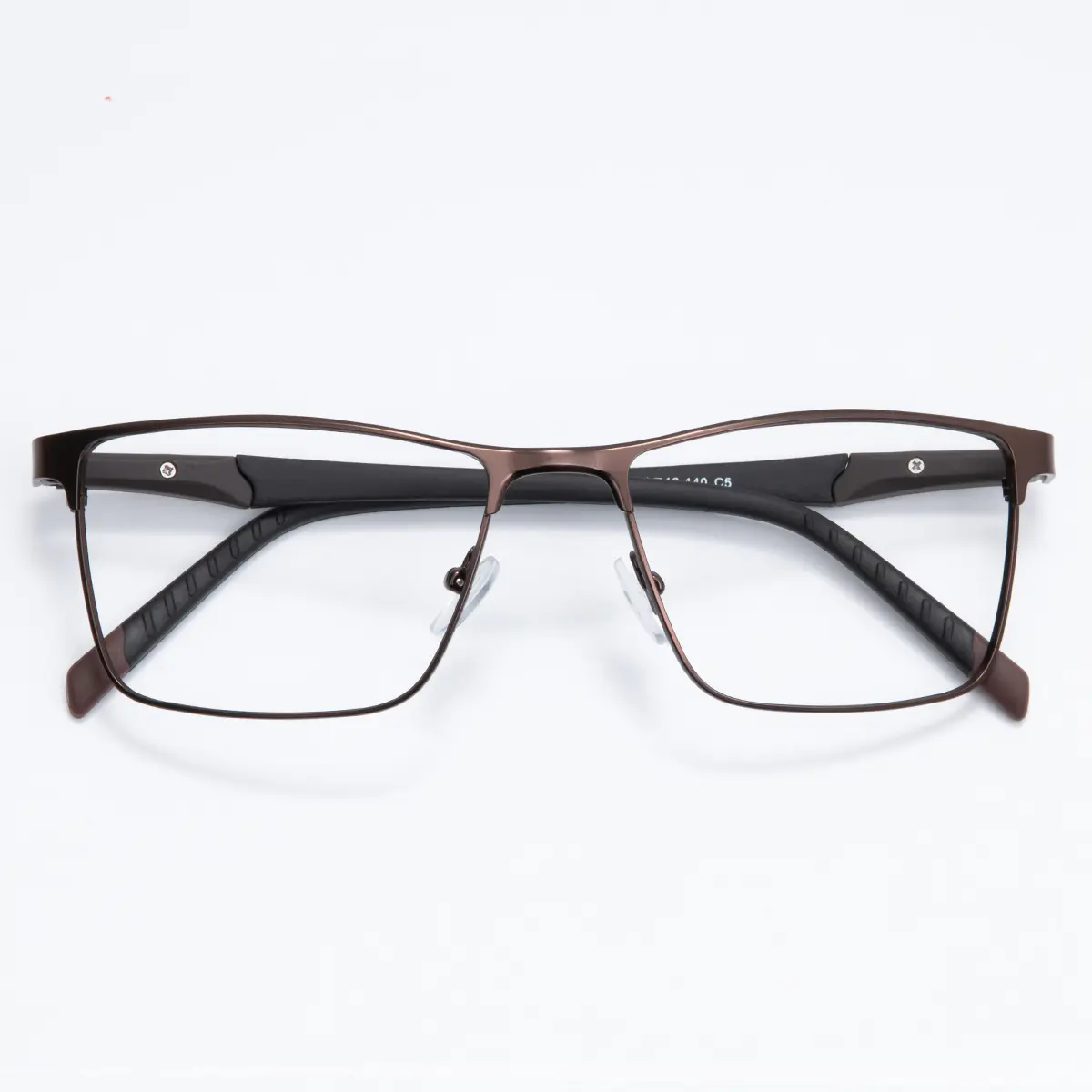 Rectangle Brown Eyeglasses