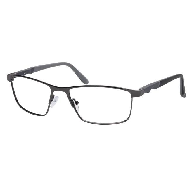 Rectangle Black/Gray Eyeglasses