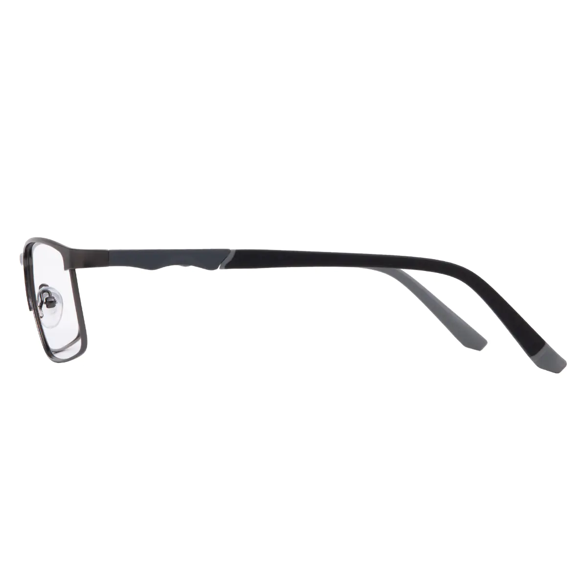 Rectangle Black/Gray Eyeglasses